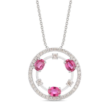 Le Vian Passion Ruby Circle Pendant